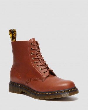 Dr Martens 1460 Carrara Leather Bağcıklı Bot Erkek Kahverengi | 88954633
