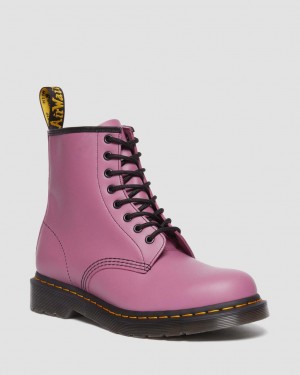 Dr Martens 1460 Smooth Leather Bağcıklı Bot Kadın Mor | 87718400