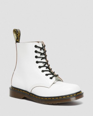 Dr Martens 1460 Vintage Made in England Bağcıklı Bot Kadın Beyaz | 51747475