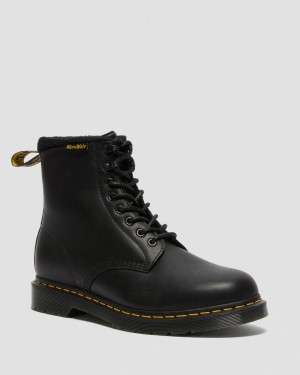 Dr Martens 1460 Warmwair Leather Bağcıklı Bot Kadın Siyah | 30803759