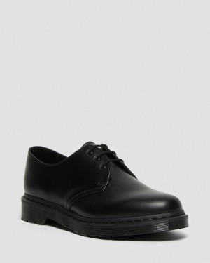 Dr Martens 1461 Mono Smooth Leather Oxford Ayakkabı Kadın Siyah | 96275328