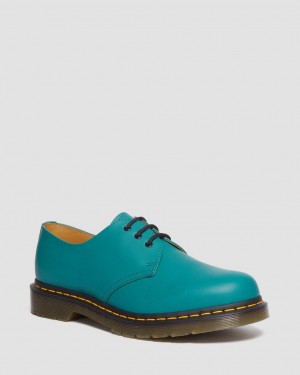 Dr Martens 1461 Smooth Leather Oxford Ayakkabı Kadın Turkuaz | 25215848