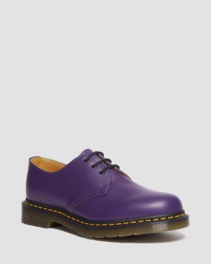 Dr Martens 1461 Smooth Leather Oxford Ayakkabı Erkek Mor | 88962951