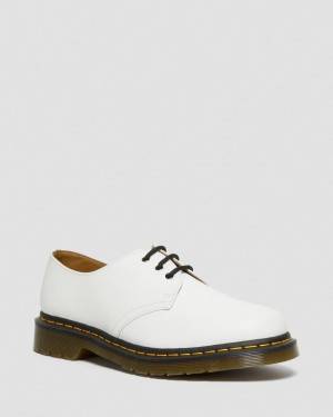 Dr Martens 1461 Smooth Leather Oxford Ayakkabı Kadın Beyaz | 39039796