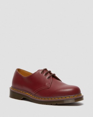 Dr Martens 1461 Vintage Made in England Oxford Ayakkabı Erkek Kırmızı | 74802945