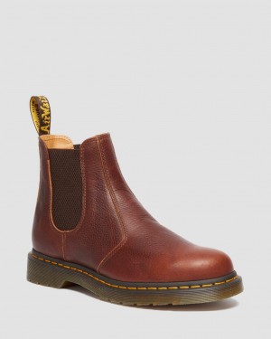 Dr Martens 2976 Ambassador Leather Chelsea Bot Kadın Kahverengi | 41609174