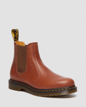 Dr Martens 2976 Carrara Leather Chelsea Bot Erkek Kahverengi | 99614743
