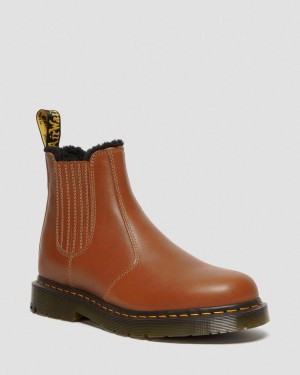 Dr Martens 2976 DM's Wintergrip Leather Chelsea Bot Kadın Kahverengi | 84014901