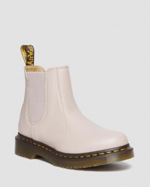 Dr Martens 2976 Leather Chelsea Bot Kadın Bej Rengi | 52488409
