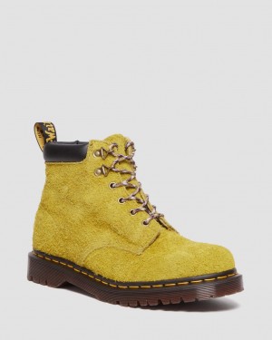 Dr Martens 939 Ben Suede Padded Collar Bağcıklı Bot Kadın Sarı | 94317125