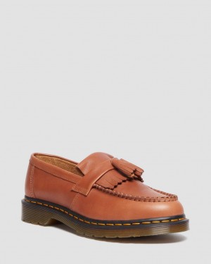 Dr Martens Adrian Carrara Leather Tassel Makosen Erkek Kahverengi | 51816834