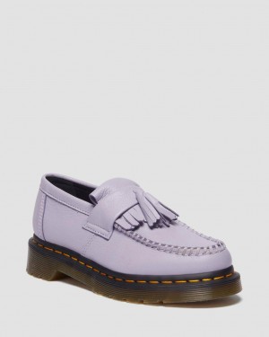 Dr Martens Adrian Virginia Leather Tassel Makosen Kadın Lavanta | 76414058