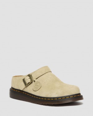 Dr Martens Isham Desert Oasis Suede Mules Erkek Bej Rengi | 11633435