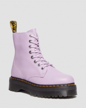 Dr Martens Jadon III Pisa Leather Kalın Taban Bot Erkek Mor | 27460186
