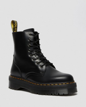 Dr Martens Jadon Smooth Leather Kalın Taban Bot Erkek Siyah | 52952774