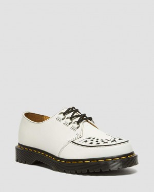 Dr Martens Ramsey Smooth Leather Creepers Ayakkabı Kadın Beyaz | 87111907