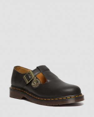 Dr Martens T-Bar Regency Leather Mary Jane Ayakkabı Kadın Siyah | 55785210
