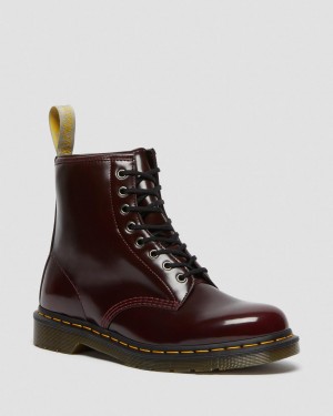 Dr Martens Vegan 1460 Bağcıklı Bot Kadın Kırmızı | 60106164
